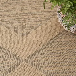 Kirklands Home Area Rugs|Natural Jute Woven Diamond Area Rug, 3x5