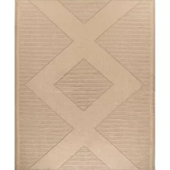 Kirklands Home Area Rugs|Natural Jute Woven Diamond Area Rug, 7x9