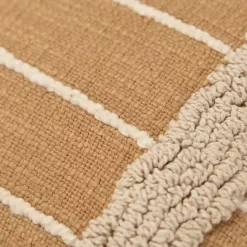 New Natural Leo Striped Pillow Pillows