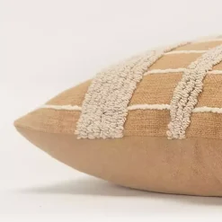 New Natural Leo Striped Pillow Pillows