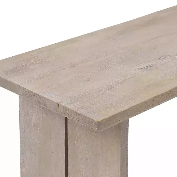 Kirklands Home Console Tables|Natural Mango Wood Farmhouse Console