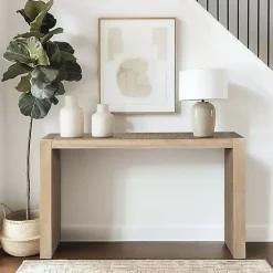Kirklands Home Console Tables|Natural Monterey Console Table Tan
