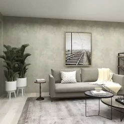 Kirklands Home Accent & End Tables|Natural Pine and Gray Metal Accent Table, 21 in.