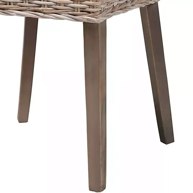 Kirklands Home Dining Chairs|Natural Rattan Cutout Back Dining Chair Brown