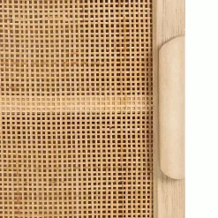 Kirklands Home Wall Storage|Natural Rattan Wall Cabinet with Shelf