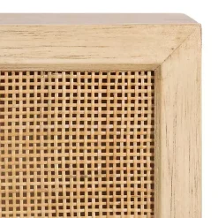 Kirklands Home Wall Storage|Natural Rattan Wall Cabinet