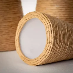 Hot Natural Rope Tabletop Christmas Trees, Set of 3 Christmas Decorations