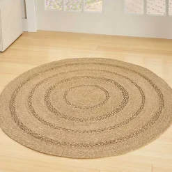 Kirklands Home Area Rugs|Natural Seagrass Indoor/Outdoor Area Rug, 3x3 Tan