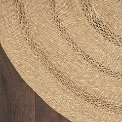 Kirklands Home Area Rugs|Natural Seagrass Indoor/Outdoor Area Rug, 3x3 Tan