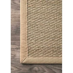Kirklands Home Area Rugs|Natural Seagrass Percey Area Rug, 5x8 Tan