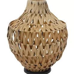 Outlet Natural Seagrass Tapered Neck Coastal Vase Vases