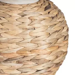 Kirklands Home Table Lamps|Natural Seagrass Woven Table Lamp Ivory