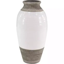 Natural Stone Two-Tone Coastal Vase Vases