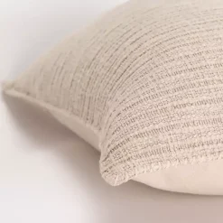 Discount Natural Subtle Striped Oversized Pillow Pillows