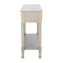 Kirklands Home Console Tables|Natural Textured 2-Drawer Console Table Tan