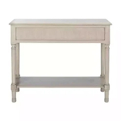 Kirklands Home Console Tables|Natural Textured 2-Drawer Console Table Tan
