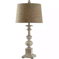 Kirklands Home Table Lamps|Natural Traditional Farmhouse Table Lamp Tan
