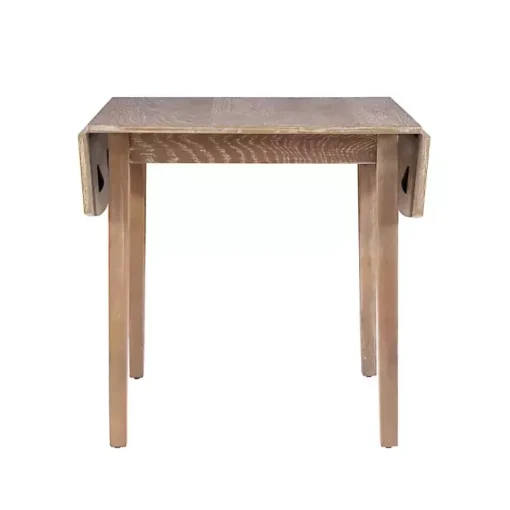 Kirklands Home Dining Tables|Natural Wood Drop Leaf Dining Table Tan