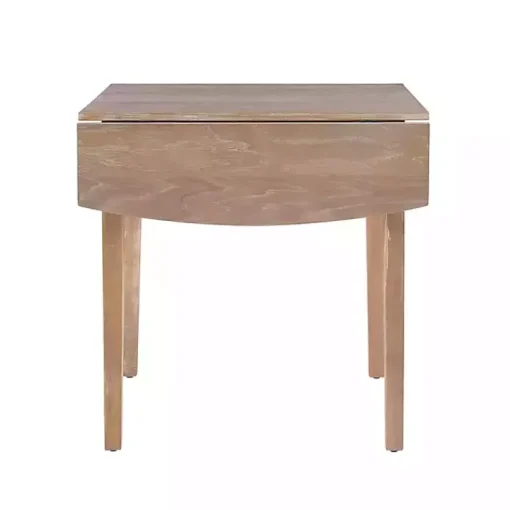 Kirklands Home Dining Tables|Natural Wood Drop Leaf Dining Table Tan