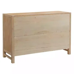 Kirklands Home Dressers & Chests|Natural Wood Grain 6-Drawer Dresser Tan