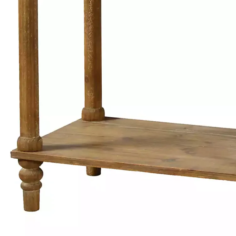Kirklands Home Console Tables|Natural Wooden 2-Drawer Console Table
