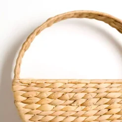 Kirklands Home Wall Storage|Natural Woven Basket Wall Shelf