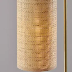 Kirklands Home Table Lamps|Natural Woven Shade Malina Table Lamp Tan