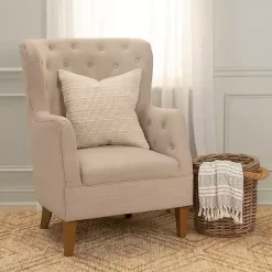 Sale Natural Woven Throw Pillow Pillows