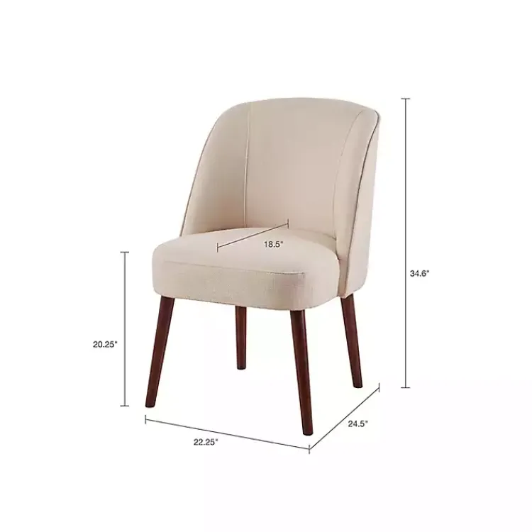 Kirklands Home Dining Chairs|Natural Wraparound Back Dining Chair Tan