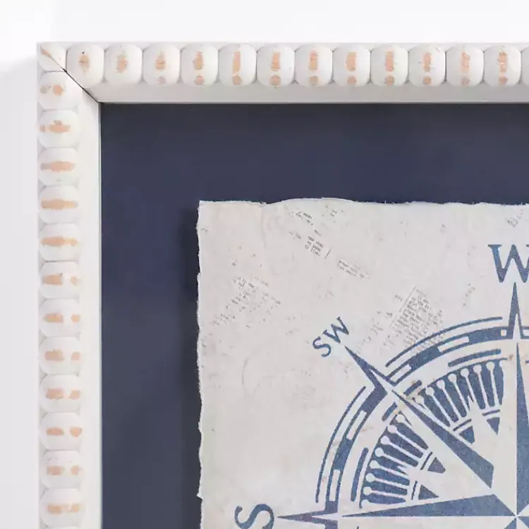 Kirklands Home Framed Art|Nautical Icons Beaded Framed Art Prints, Set of 2