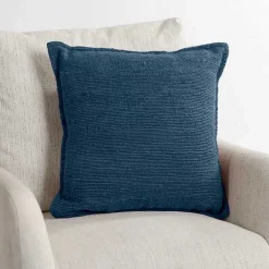 Clearance Navy Blended Handwoven Pillow Pillows