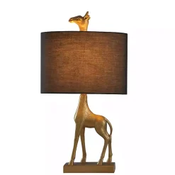 Kirklands Home Table Lamps|Navy and Gold Giraffe Table Lamp Blue