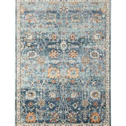Kirklands Home Area Rugs|Navy Bohemian Area Rug, 5x8 Blue