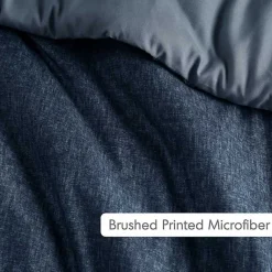 Kirklands Home Comforters|Navy Chambray 2-pc. Twin/Twin XL Comforter Set Blue