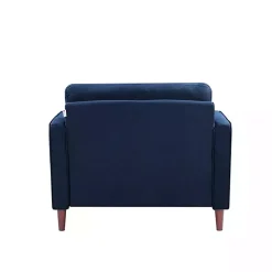 Kirklands Home Accent Chairs|Navy Chelsea Modern Accent Chair Blue