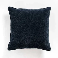 Online Navy Chenille Leopard Throw Pillow Pillows