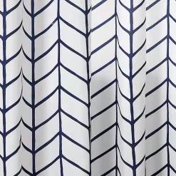 Kirklands Home Curtains & Drapes|Navy Chevron 2-pc. Panel Curtain Set, 84 in.