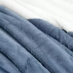 Kirklands Home Comforters|Navy Color Block 3-pc. Full/Queen Comforter Set Blue