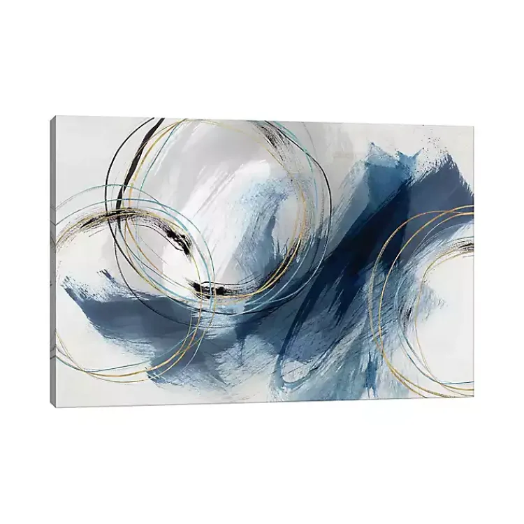 Kirklands Home Canvas Art|Navy Detour Canvas Art Print