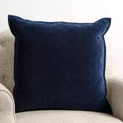 Best Navy Diamond Velvet Pillow Pillows