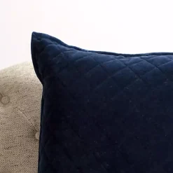 Best Navy Diamond Velvet Pillow Pillows