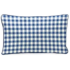 Kirklands Home Outdoor Cushions & Pillows|Navy Dogs Welcome Outdoor Lumbar Pillow