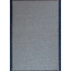 Kirklands Home Outdoor Rugs|Navy Dunedin Indoor/Outdoor Area Rug, 7x9 Blue