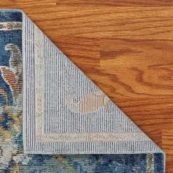 Kirklands Home Area Rugs|Navy Faded Floral Area Rug, 8x10