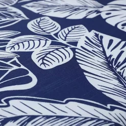 Kirklands Home Outdoor Cushions & Pillows|Navy Foliage 2-pc. Outdoor Lumbar Pillows, 18 in.