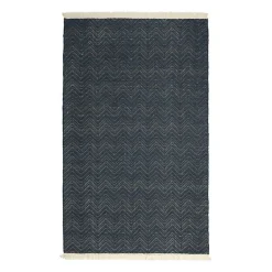 Kirklands Home Area Rugs|Navy Handwoven Herringbone Area Rug, 2x3 Blue