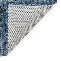 Kirklands Home Outdoor Rugs|Navy Intertwine Indoor/Outdoor Area Rug, 7x9 Blue