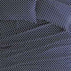 Kirklands Home Bed Sheets|Navy Quatrefoil 4-pc. California King Sheet Set Blue