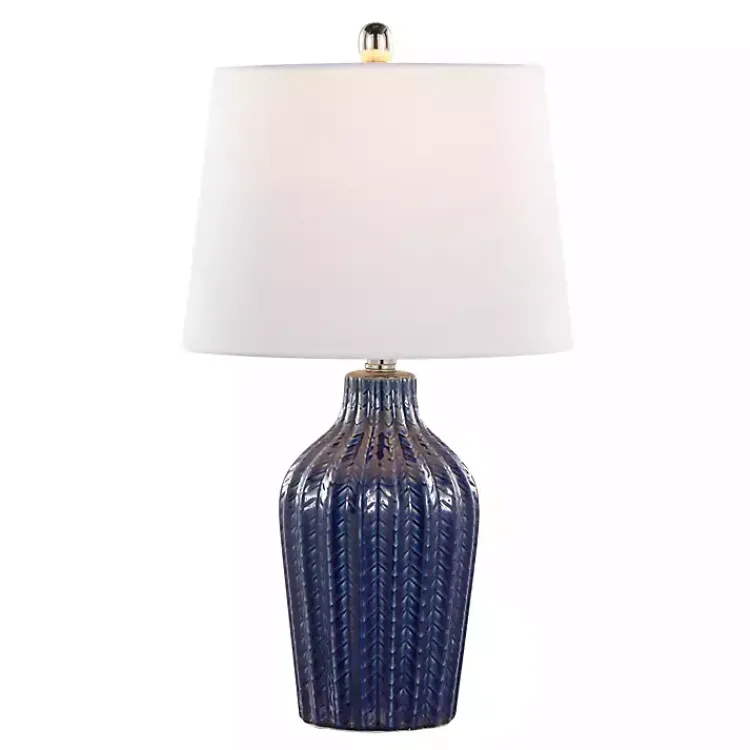 Kirklands Home Table Lamps|Navy Rockwell Table Lamps, Set of 2 Blue
