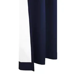 Kirklands Home Curtains & Drapes|Navy Room Darkening Curtain Panel Set, 54 in. Blue